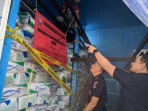 Salahi Aturan KKP Sita Ikan Salem 4 ton dari China di Banjarmasin