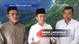 Menteri Bahlil Temui Warga Rempang Paparkan Pentingnya Investasi di Daerah