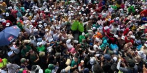 1 Juta Lebih Orang Ikut Mlaku Bareng Anies-Muhaimin di Sidoarjo