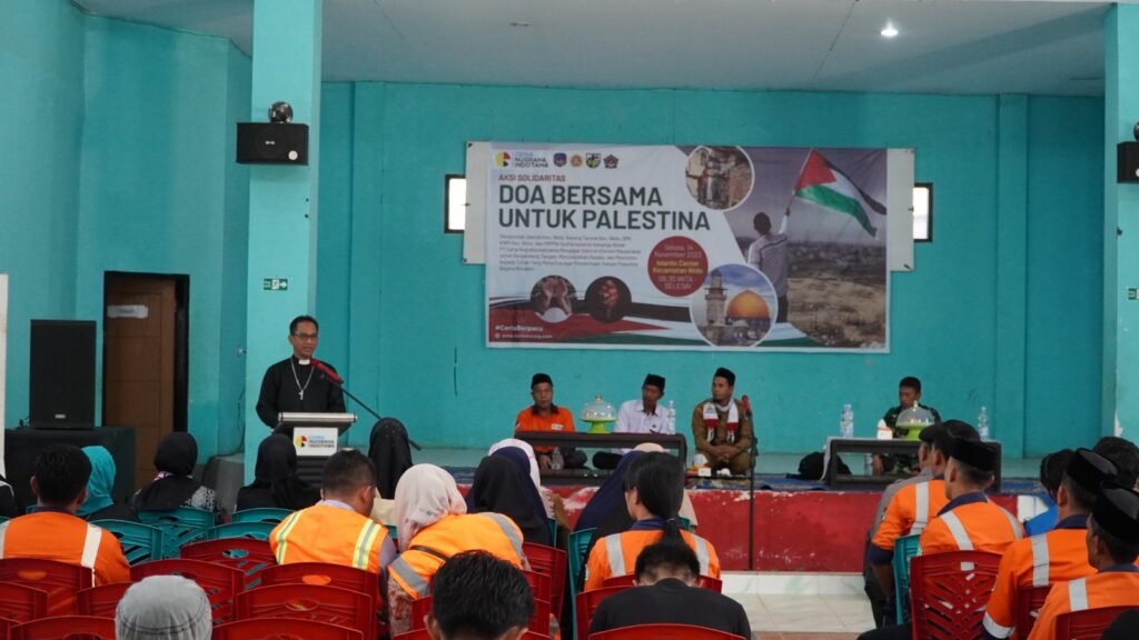 Doa Lintas Agama untuk Palestina dari Lingkar Tambang Ceria di Kolaka