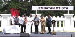 Jokowi Resmikan Jembatan Otista Kota Bogor Kemacetan Berkurang