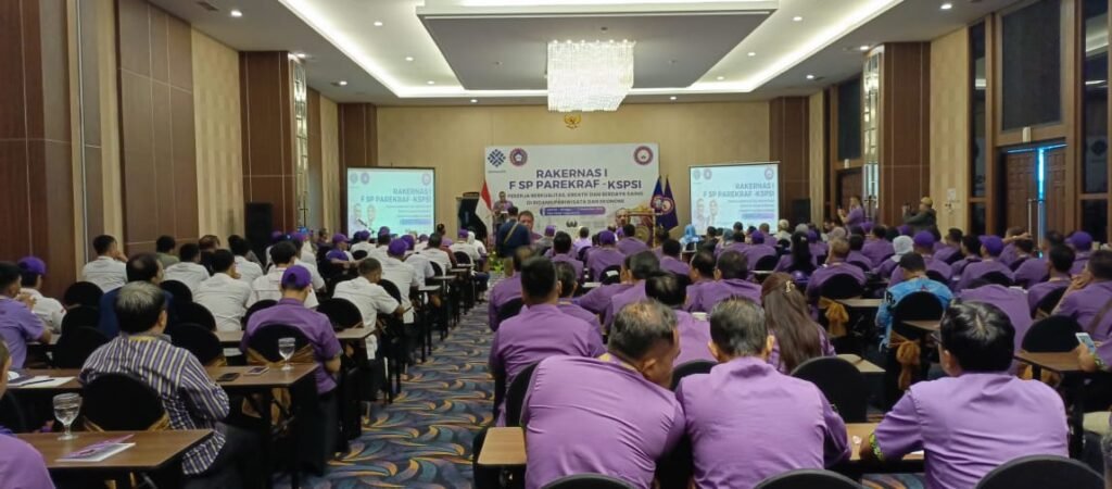 Federasi Pekerja Parekraf KSPSI di 21 Propinsi Siap Menangkan AMIN