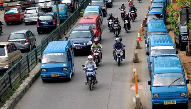 organda catat 2.850 mobil Angkot di depok tak bayar pajak kendaraan