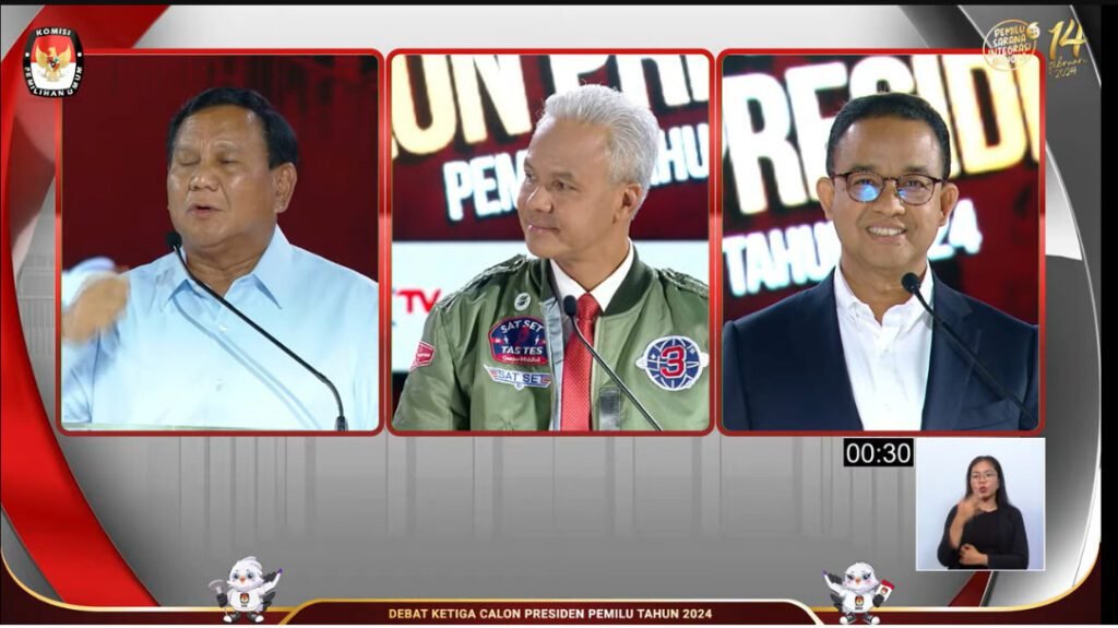 Debat Capres Ketiga, Prabowo Keteteran Jawab Pertanyaan Anies dan Ganjar