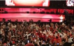 Ganjar-Mahfud Hadiri Perayaan Natal dan Konser Lilin Putih di Jakarta