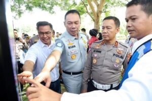 Kakorlantas Tinjau Tol Jateng Untuk Persiapan Operasi Ketupat 2024