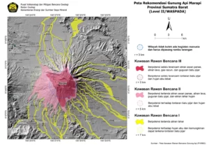 Gunung Marapi Status Siaga Gempa Hembusan Naik 1,5 kali