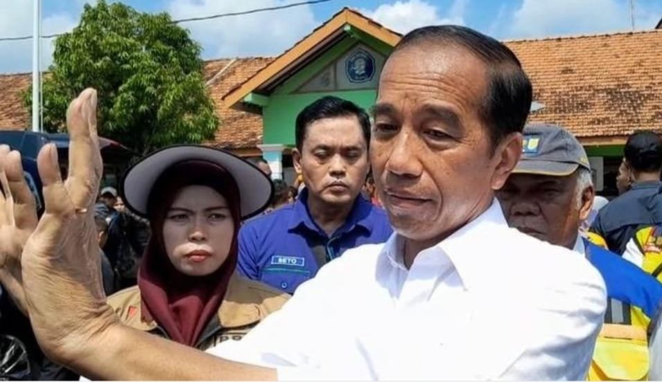Jokowi Tinjau Penanganan Banjir di Demak