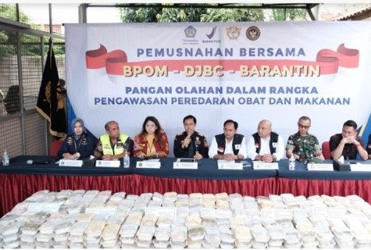 1 ton milk bun dimusnahkan bea cukai