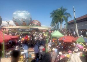 Langit Wonosobo Dihiasi Balon Udara saat Festival Mudik 2024