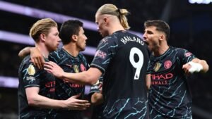 Brace Erling Haaland, Man City Bungkam Tottenham 2-0, Gusur Arsenal dari Pemuncak Klasemen