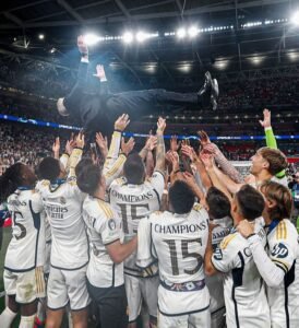 Real Madrid Juara Liga Champions 2023/2024, Los Blancos Angkat Tropi Ke 15 Kalinya