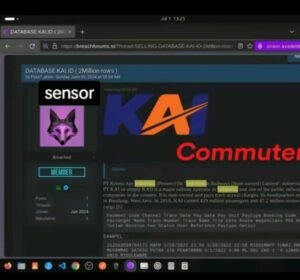 Data KAI Commuter Diretas, Dijual ke Dark Web