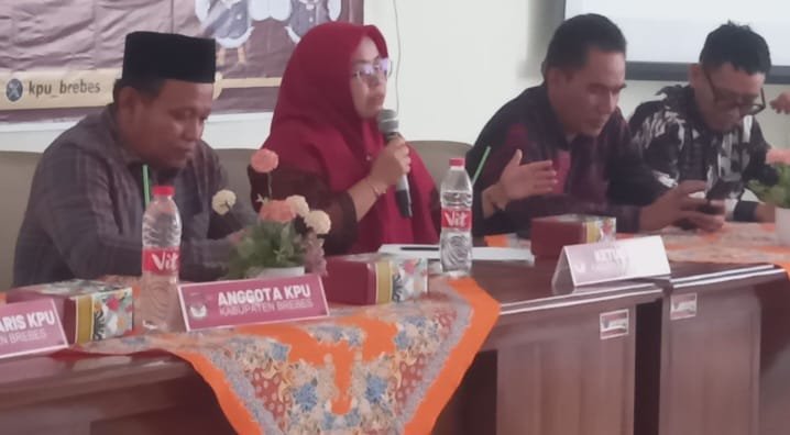 KPU Brebes Sosialisasi Tahapan Pencalonan Bupati dan Wakil Bupati 2024