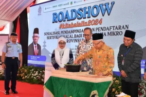 Roadshow #kitahalalin2024 Upaya Kemenkopukm Percepat Sertifikasi Halal Usaha Mikro
