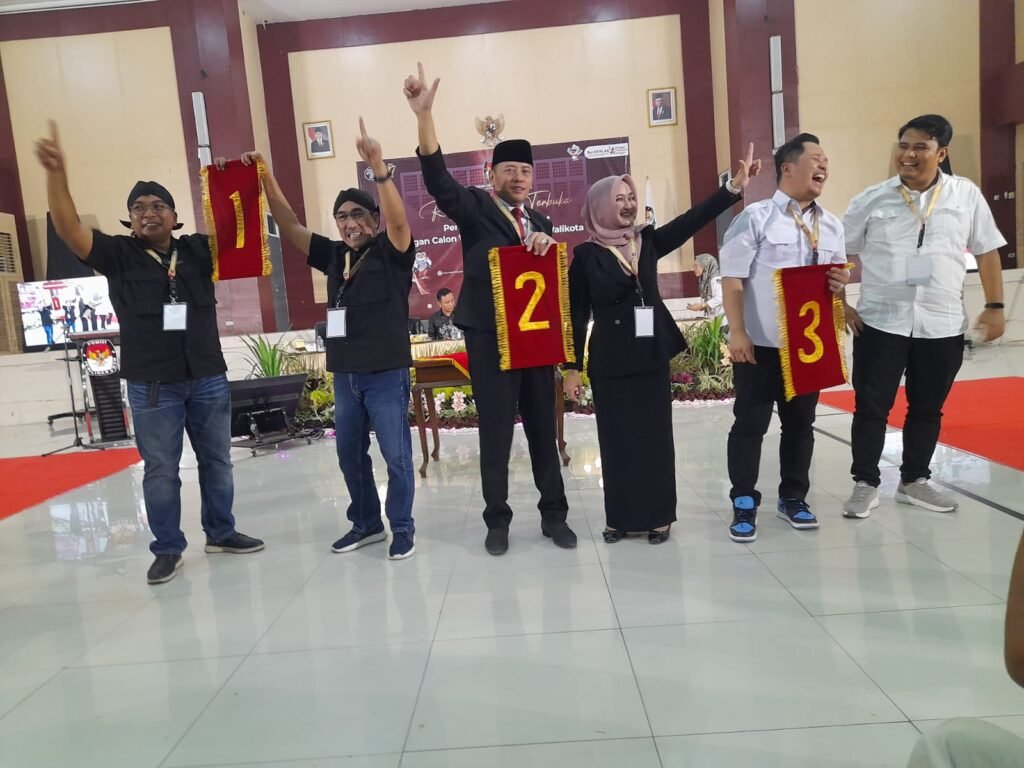 Tiga Paslon Pilkada Tegal Ngaku Nomor Urutnya Sesuai yang Diimpikan