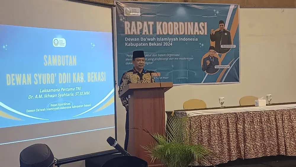 Evaluasi Program Kerja, Dewan Da’wah Kabupaten Bekasi Gelar Rapat Koordinasi