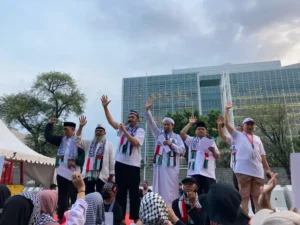 Aksi Jumat Berduka di Kedubes AS Jakarta Protes Kebiadaban Israel di Gaza