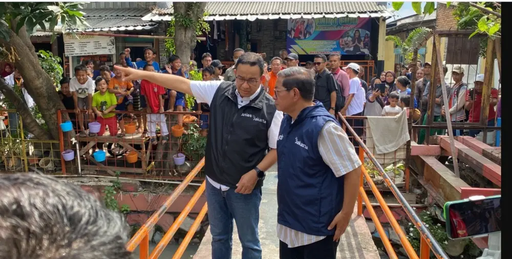 Anies Blusukan Bersama Pramono, Karena Mas Pram Komitmen Melanjutkan