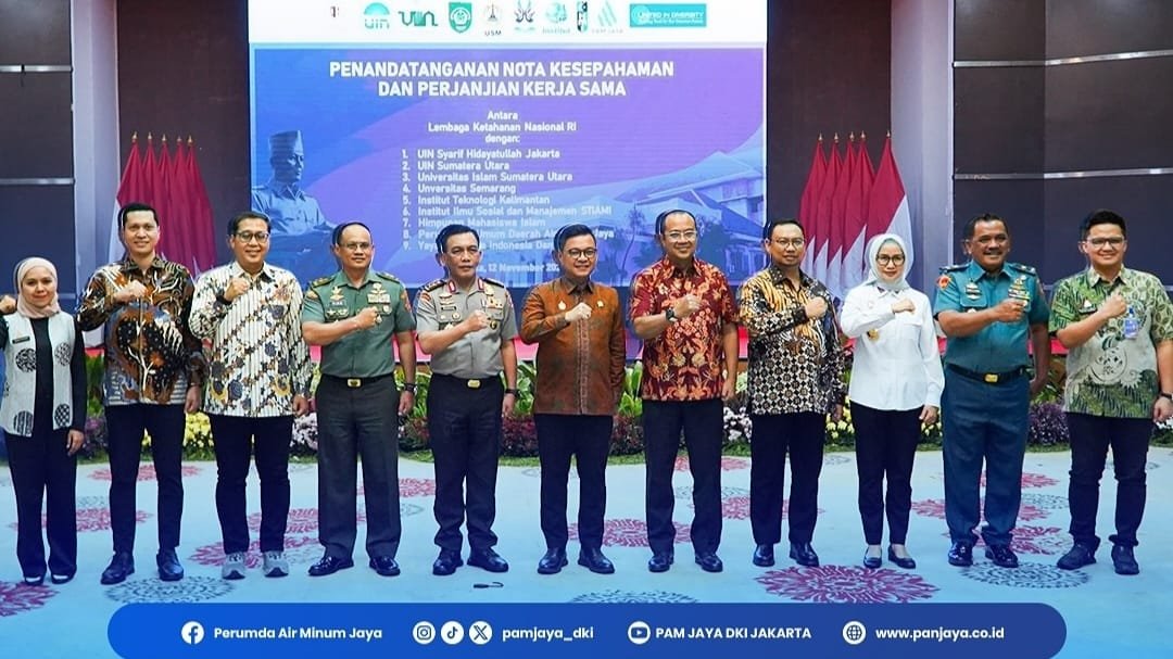 PAM Jaya Gandeng Lemhannas Jaga Ketahanan Air di Jakarta