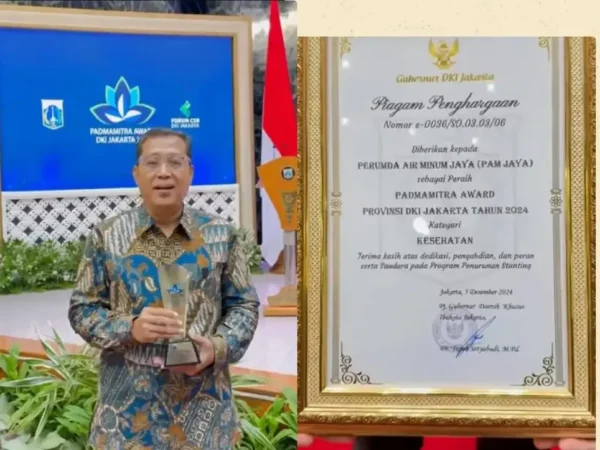 PAM Jaya Raih Padmamitra Award 2024 atas Dedikasi Penurunan Stunting di Jakarta