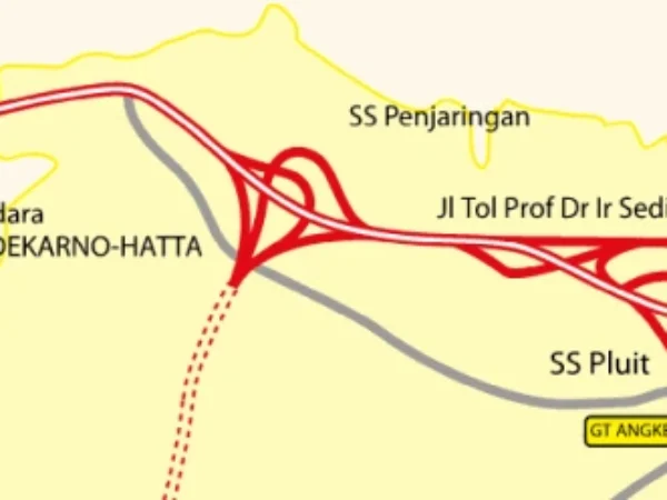 Jasamarga Imbau Pengguna Tol ke Bandara Soetta Gunakan JORR 2 akibat Genangan di Tol Sedyatmo