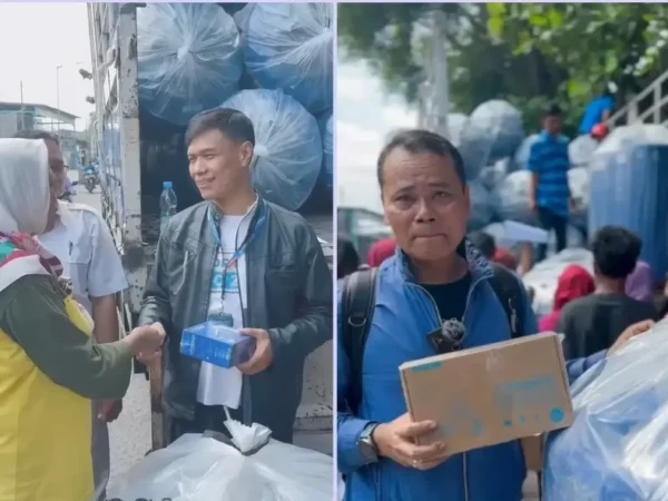 PAM Jaya Salurkan Bantuan Tandon Air di RW 10 Pademangan Timur