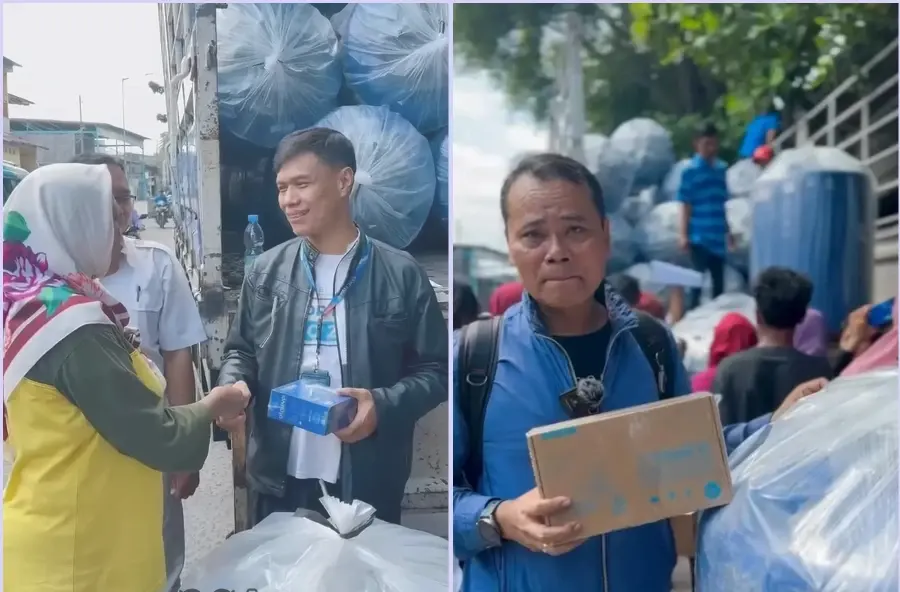 PAM Jaya Salurkan Bantuan Tandon Air di RW 10 Pademangan Timur