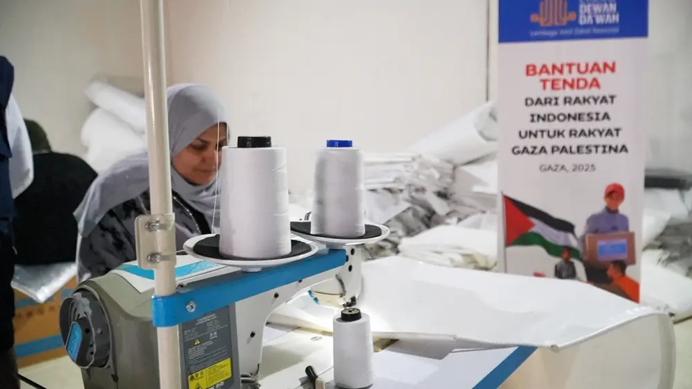 Ini Spesifikasi 500 Tenda Darurat yang Dipasok Laznas Dewan Dakwah ke Gaza