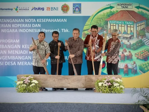 Kemenkop dan BNI Perkuat Gapoktan Jadi Koperasi Modern, Dukung Ekonomi Desa