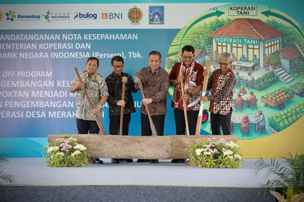 Kemenkop dan BNI Perkuat Gapoktan Jadi Koperasi Modern, Dukung Ekonomi Desa