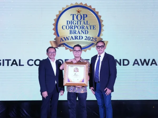 Perumda Pasar Jaya Raih Top Digital Corporate Brand Award 2025 Kategori BUMD