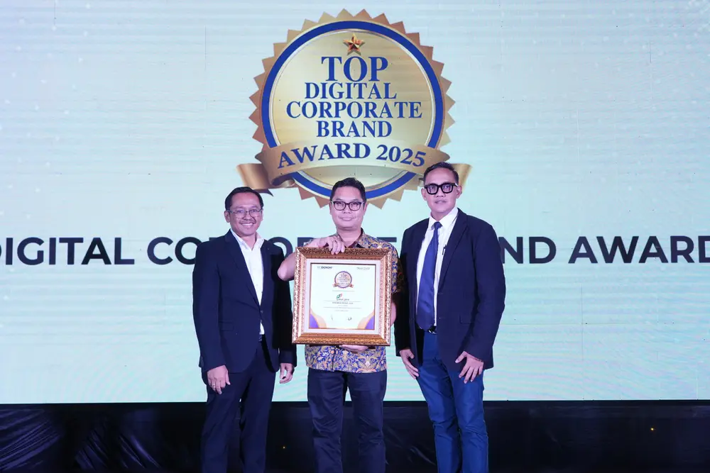 Perumda Pasar Jaya Raih Top Digital Corporate Brand Award 2025 Kategori BUMD