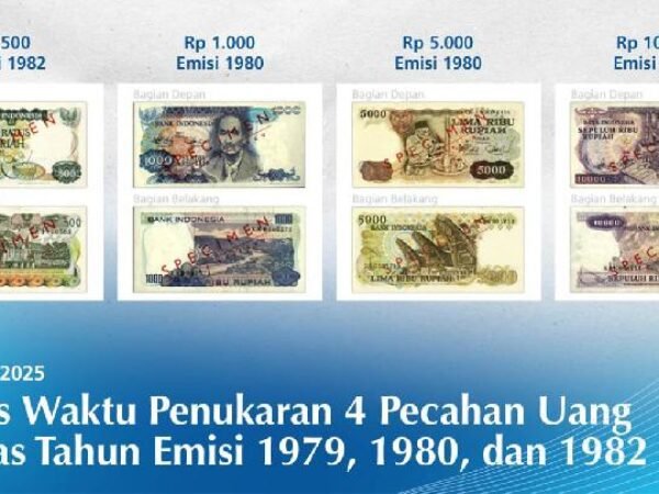 BI Tarik 4 Pecahan Uang Kertas Rupiah, Ini Daftarnya dan Batas Waktu Penukaran