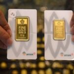 Harga Emas Antam Hari Turun Rp4.000 ke Rp1.929.000/Gram