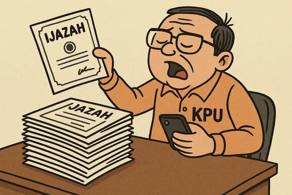 Ijazah Tak Diverifikasi KPU: Demokrasi Kita Terkorupsi?