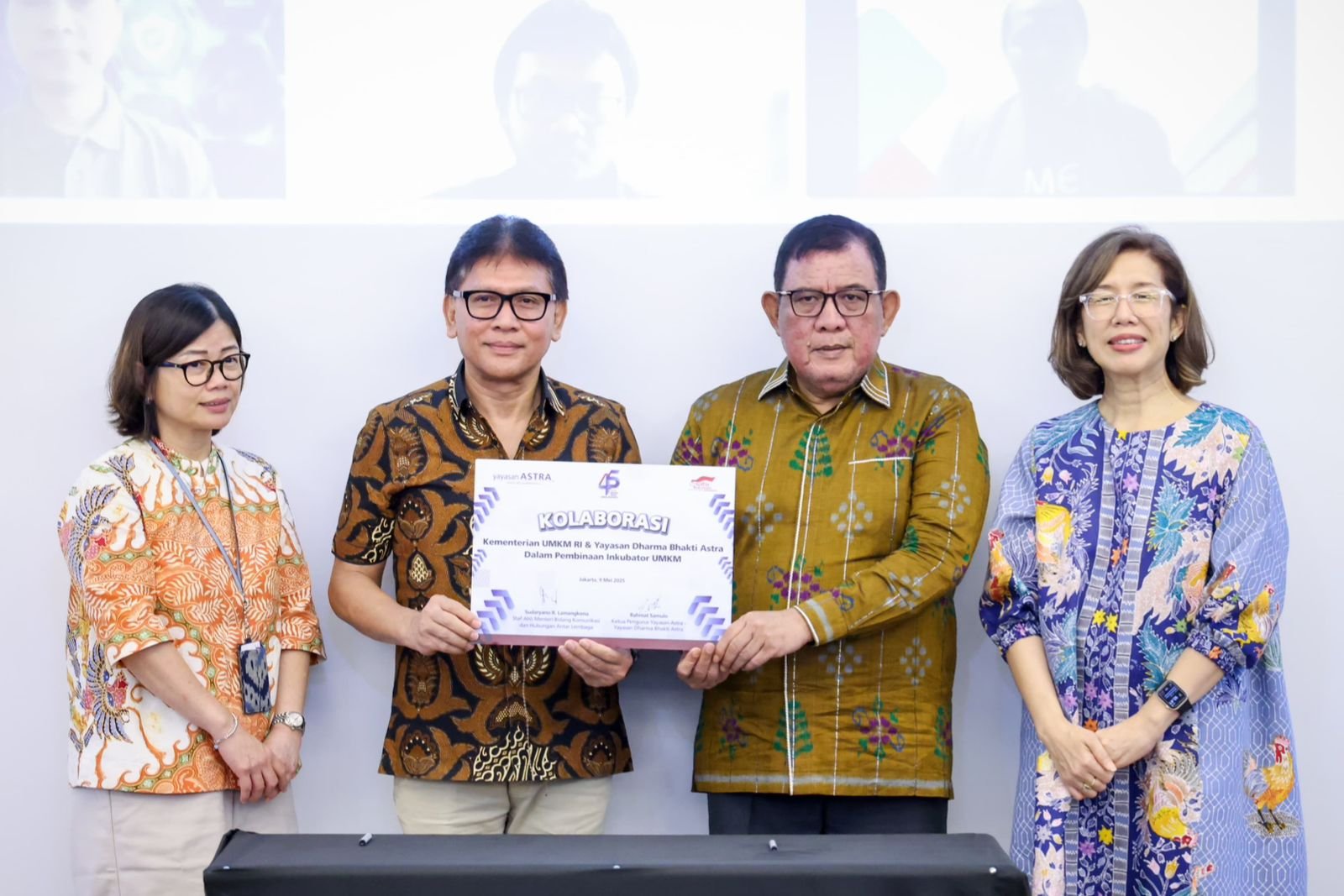 Kementerian Usaha Mikro Kecil dan Menengah (UMKM) bersama Yayasan Dharma Bakti Astra (YDBA) berkomitmen menciptakan ekosistem wirausaha yang lebih inklusif dan berdaya saing den
