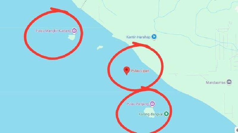 4 Pulau di Aceh Resmi Masuk Wilayah Sumut Berdasarkan Keputusan Kemendagri