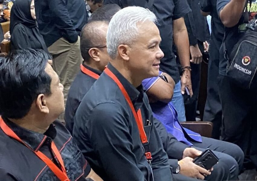 Ganjar Pranowo Kembali Hadiri Sidang Hasto Kristiyanto