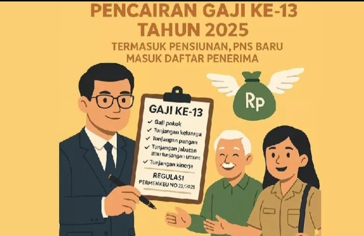 Gaji Ke-13 ASN Cair Besok untuk Seluruh Aparatur Negara dan Pensiunan