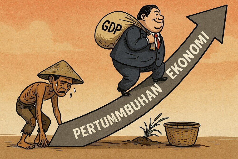 Pertumbuhan Ekonomi Indonesia Ditopang Derita Rakyat Kecil