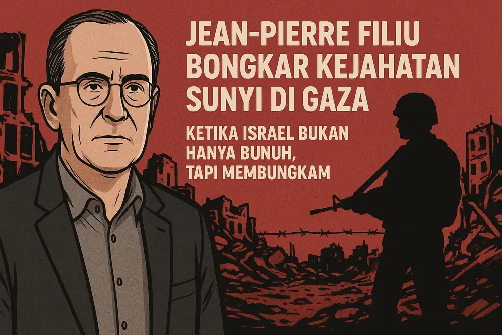 Kesaksian Jean-Pierre Filiu: Di Gaza, Israel Hancurkan Kata demi Menghapus Kemanusiaan
