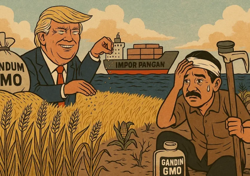 Kesepakatan Dagang AS: Petani Tersungkur, Rakyat Menelan Racun