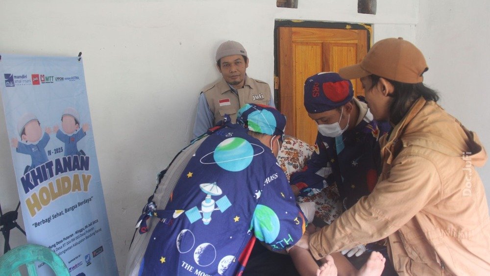 Jufi Gelar Khitan Holiday ke-4 di Bandung Barat, 20 Anak Ikuti Sunatan Ceria