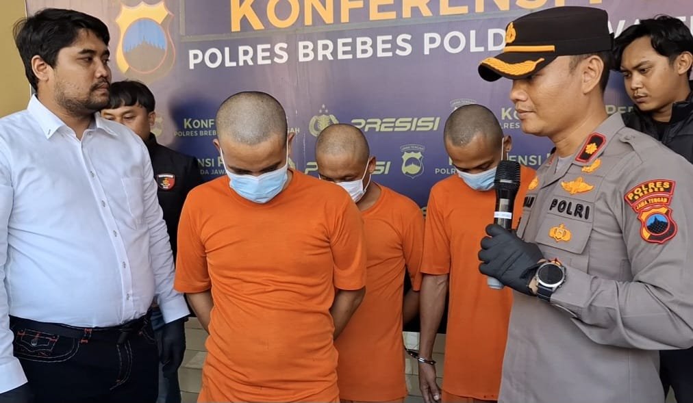 Beraksi Lintas Kabupaten, Komplotan Pencuri Baterai Tower Diringkus Polres Brebes-Tegal