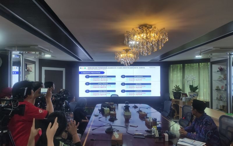 Kemensos: Jawa Barat Tertinggi dalam Penerima Bansos yang Transaksi Judol