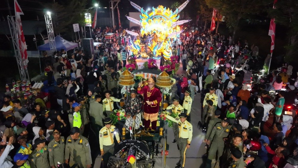 Brebes Night Carnival 2025 dan Tegal Art Festival Semarakkan HUT RI ke-80