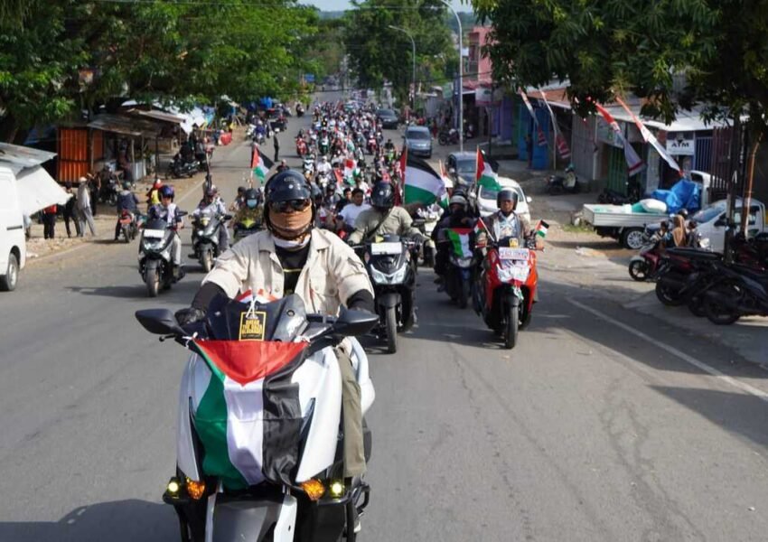 Ustaz Bachtiar Nasir Pimpin Konvoi Damai di Sinjai–Bulukumba, Serukan Boikot Produk Terafiliasi Israel