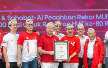 Indosat Pecahkan Rekor MURI, Ciptakan 5.000 Puisi Serempak dengan Sahabat-AI di HUT ke-80 RI