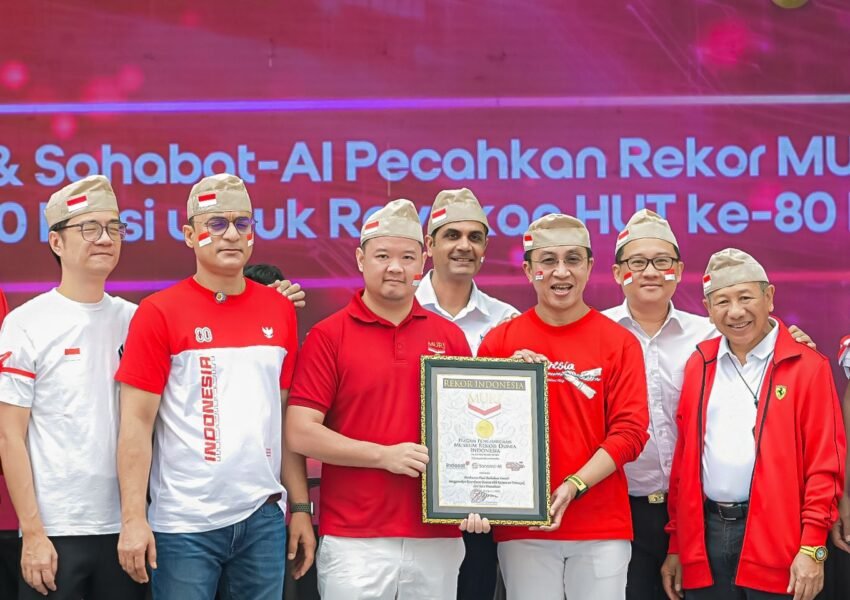 Indosat Pecahkan Rekor MURI, Ciptakan 5.000 Puisi Serempak dengan Sahabat-AI di HUT ke-80 RI